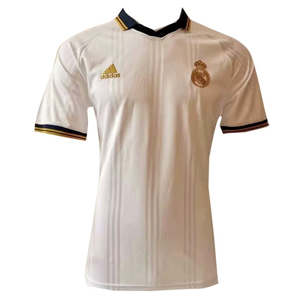 Polo Real Madrid 2019/20 Blanco Amarillo